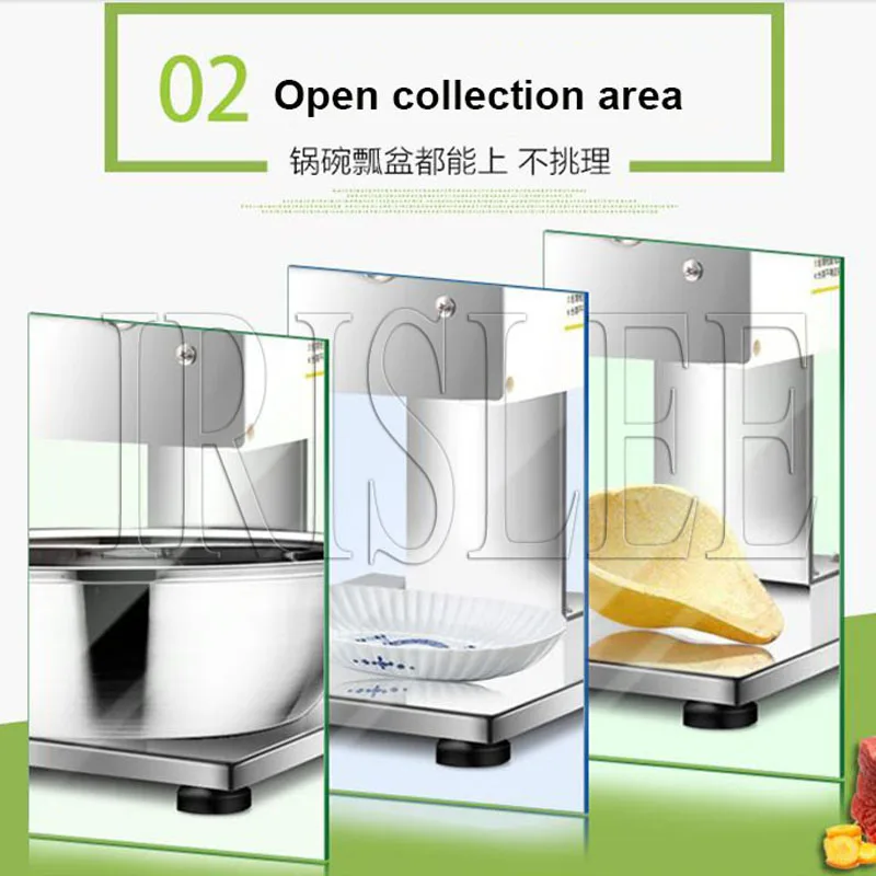 Commercial Meat Slicer Cube Mincing Machine Flaky Cutting Electric Cutter Home