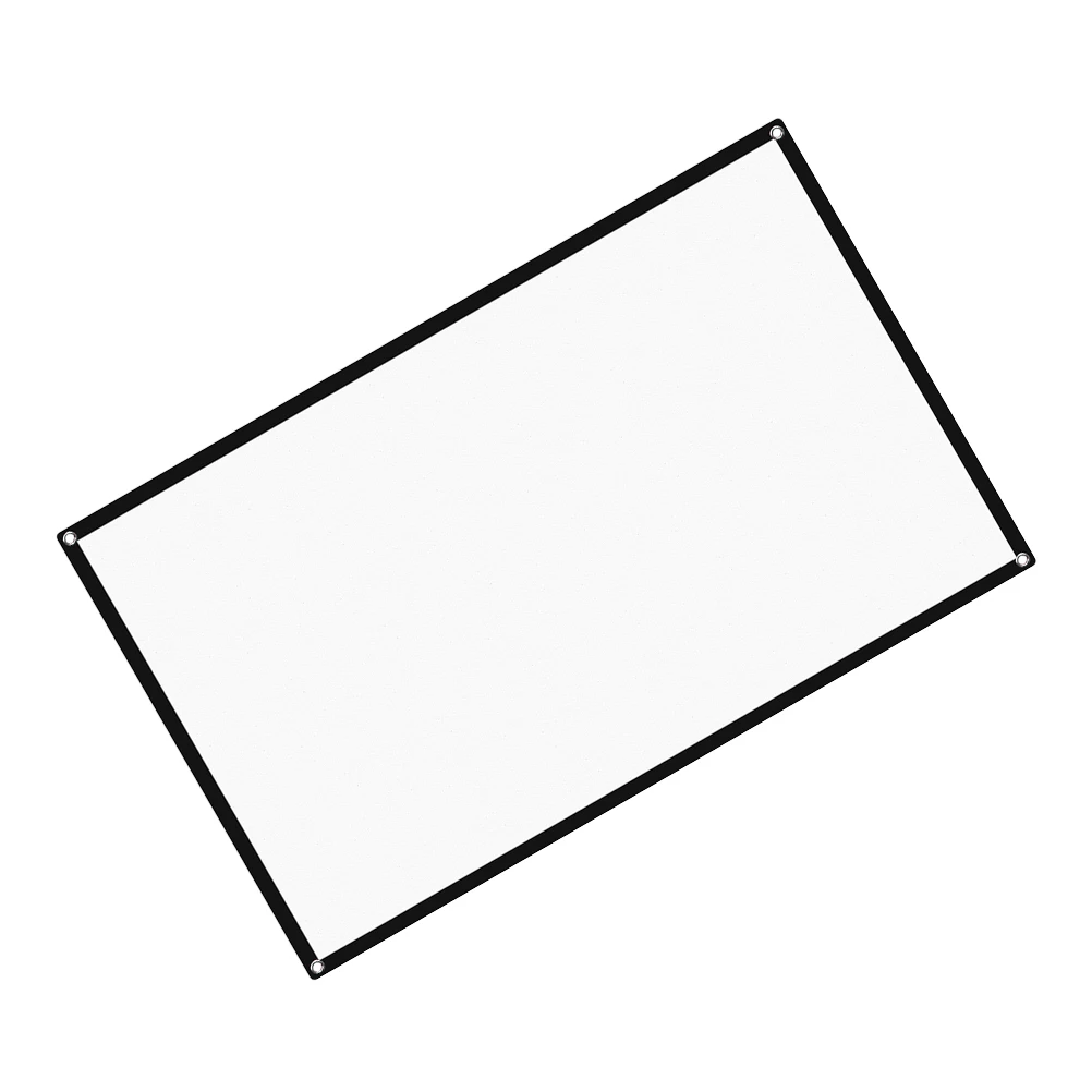 Portable Projection Screen Movie Projector Indoor Polyester outside for Outdoor Use