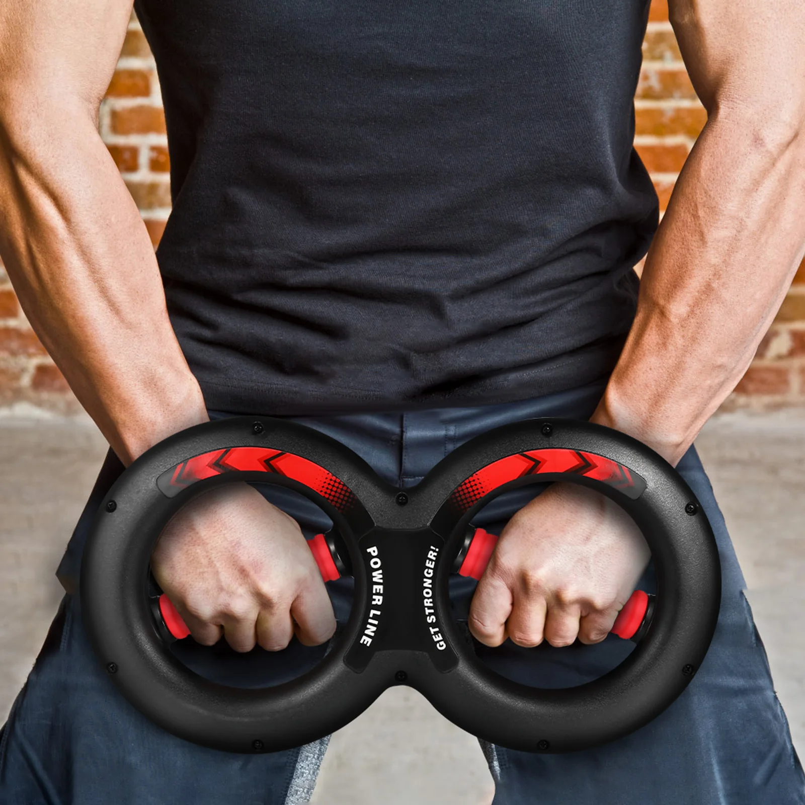 

Wrist Strength Trainer Hand Grips Exercisers Heavy Duty 8 Shape Design for Arm Muscle Fitness Workout Supply Climbers