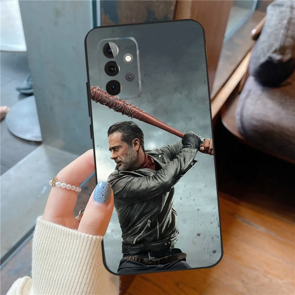 Negan The W-Walking D-Dead Phone Case For SamsungS24,23,22,21,S20 ,Pro10,S30Plus,S9,20lite Ultra Black Cover