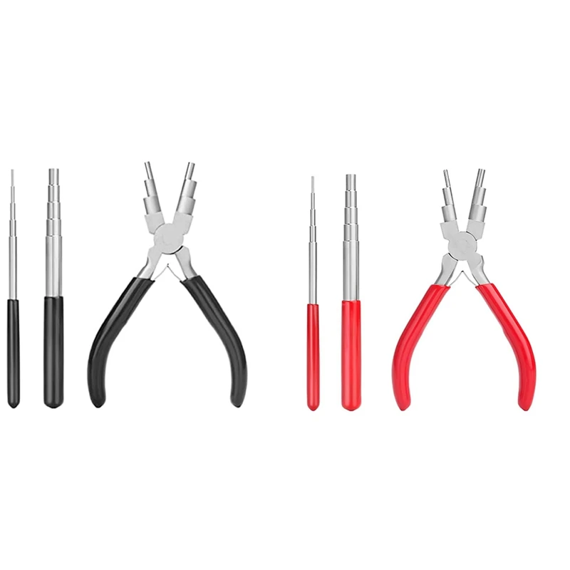 Wire Looping Tool Wire Looping Mandrel And 6 In 1 Bail Making Plier For Jewelry Wire Wrapping And Jump Forming