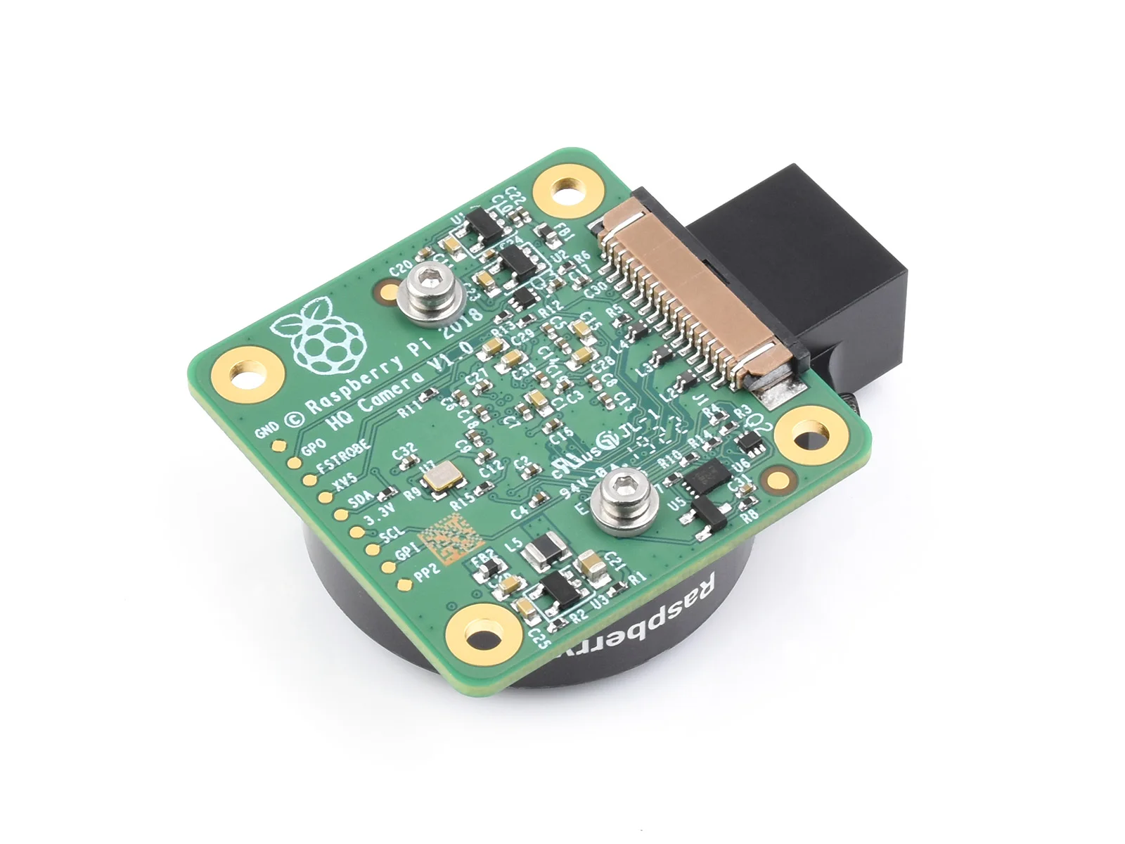 Raspberry Pi Hoge Kwaliteit Camera M12, 12.3MP IMX477R Sensor, Hoge Gevoeligheid, Ondersteunt M12 Mount Lenzen