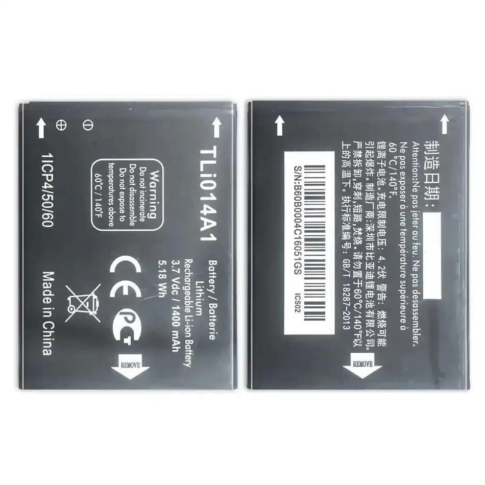 

TLi014A1/CAB31P0000C1/CAB31P0000C2 Battery For Alcatel One Touch 4005 Glory 2T /Inspire 2 M'POP 5020D 5020 / OT 4012 4012A 4012X