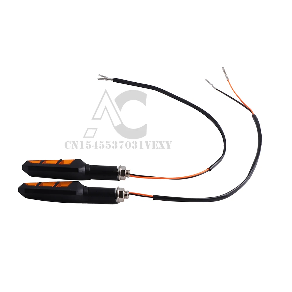2PCS LED Turn Signals Indicator Motorcycle Flasher Arrow Motorcycle Turn Signals Light Motorcycle Light For Honda Yamaha