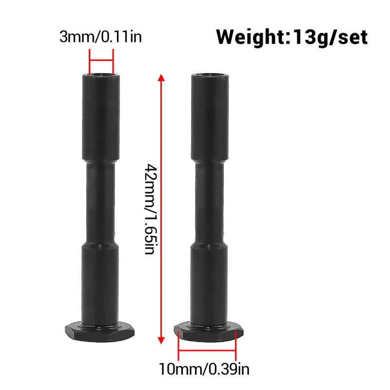 Metal RC Car Steering Bushing Shim Kit for ARRMA 1/8 KRATON NOTORIOUS OUTCAST TYPHON 1/7 BIGROCK MOJAVE #ARA340186 Upgrade Parts