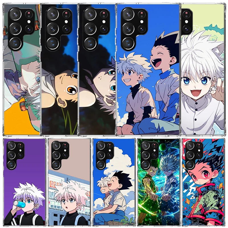 Huner X-Hunters Cute Soft Cover for Samsung Galaxy S25 Edge S26 S24 S23 Ultra Phone Case S22 S21 Plus S20 FE Print Pattern Shell