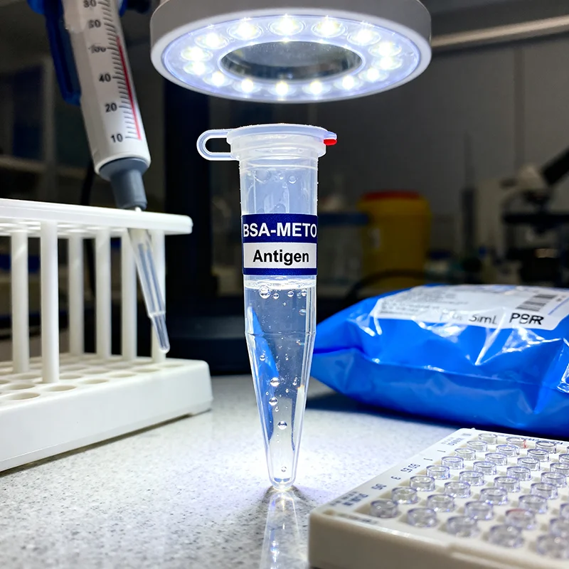 

Metomidate(METO)-BSA Конjugate для разработки диагностического реагента Vitro в матрицах человека (волосы/слине)