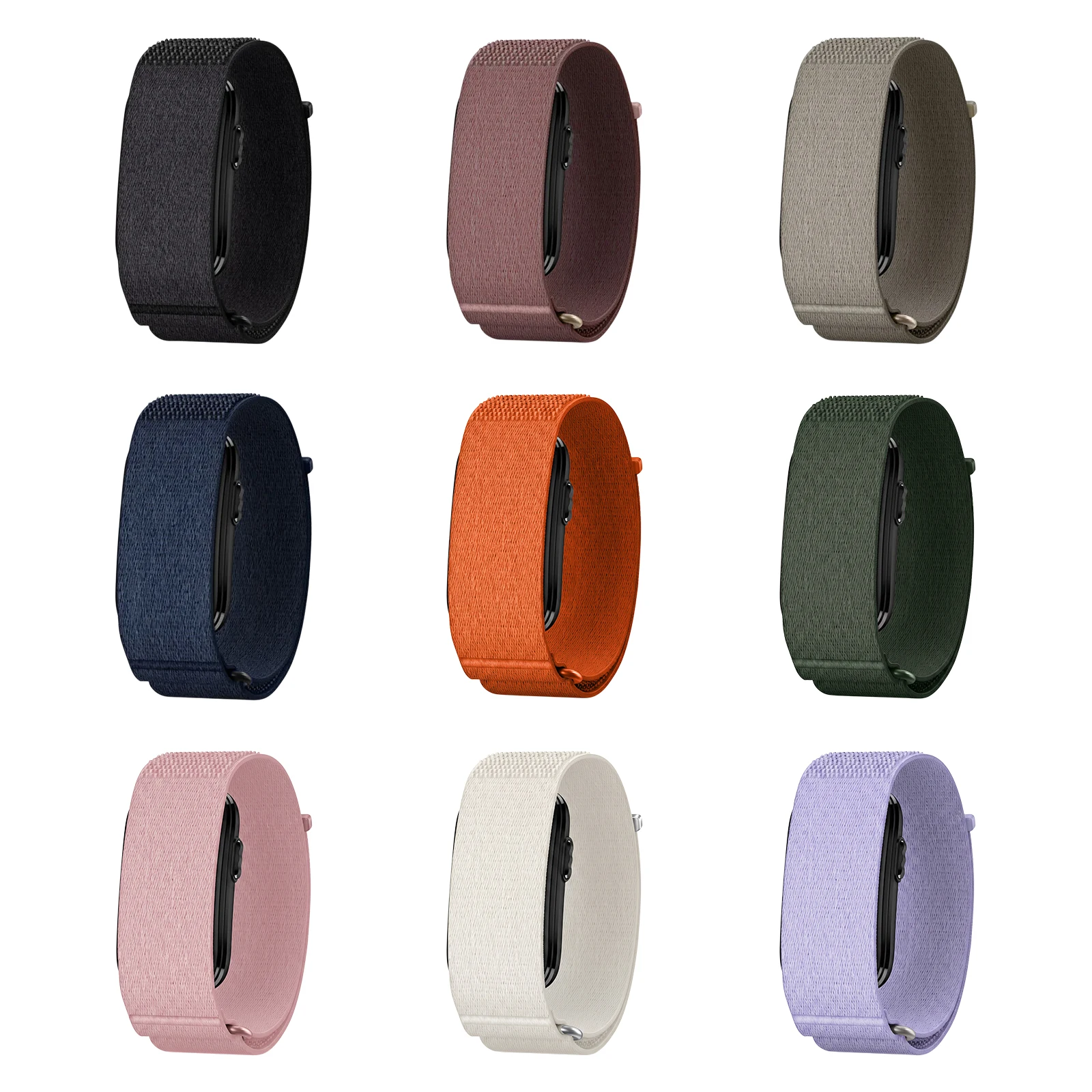 for CIRQA Smart Band Nylon Band Micro-Adjustable Performance Loop Soft Watchband Bracelet for Screenless Fitness Tracker