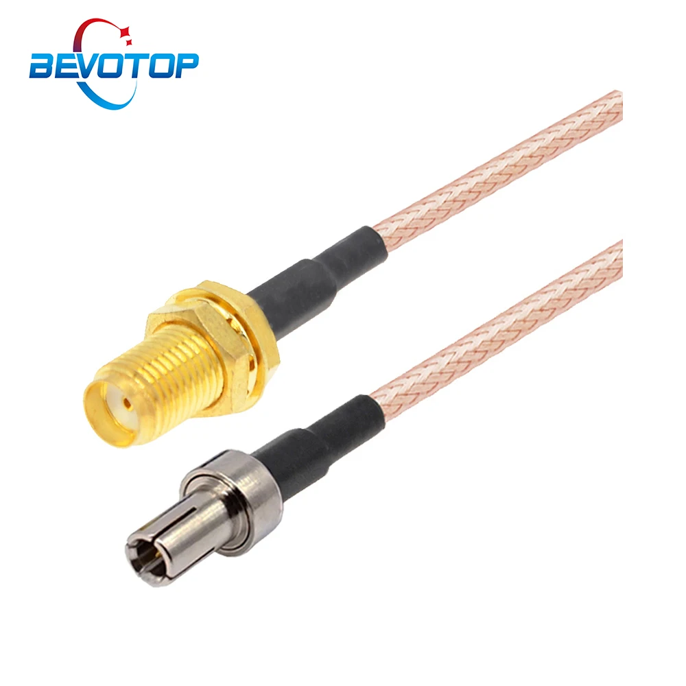 2pcs/lot SMA Female Bulkhead to TS9 Male Straight Plug RG316 Pigtail Cable SMA to TS9 Extension Cord for Huawei 3G Modem Router