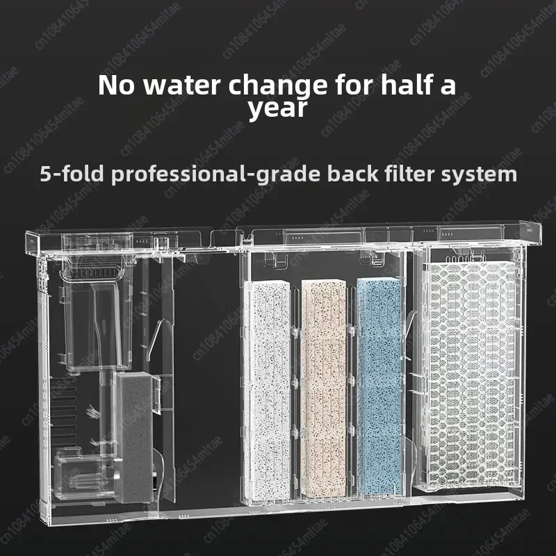 خزان الأسماك الذكي Xiaomi Mijia MYG100 يعمل مع تطبيق Mijia الذي يتم التحكم فيه عن بعد في الهاتف المحمول نظام الإضاءة الذكي للتغذية حوض السمك الخفيف