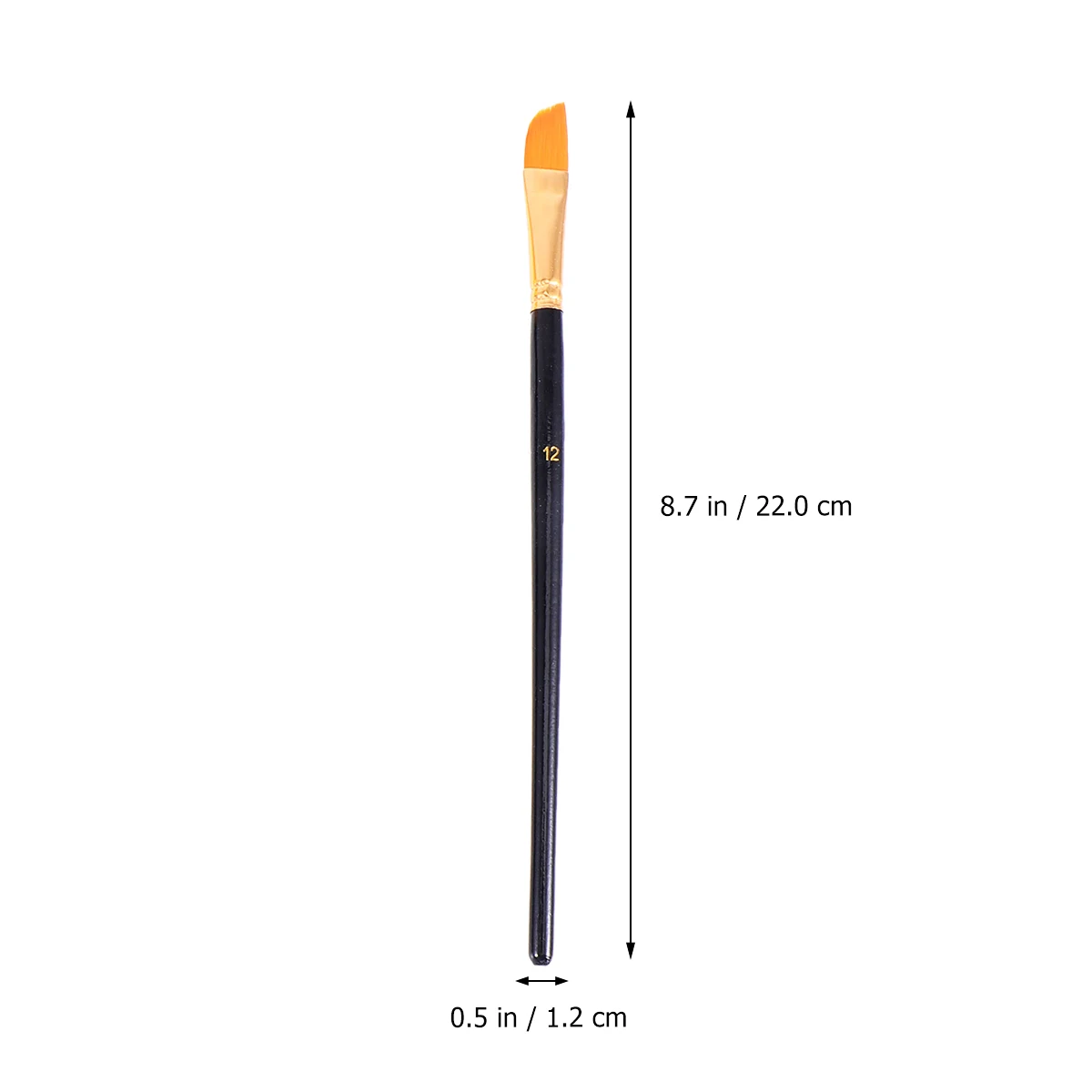 

12pcs Oil Paint Brush Set Nylon Elastic Texture Professional Paintbrushes for Acrylic Watercolor Gouache