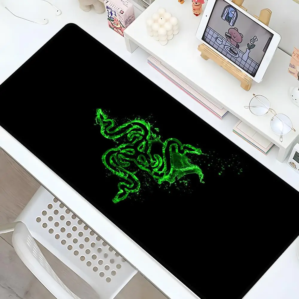 RazerS Mouse Pad Gaming Locking Edge Big Computer Office Gamer Large Rubber Art Mousepad Laptop Desk Mat view 2