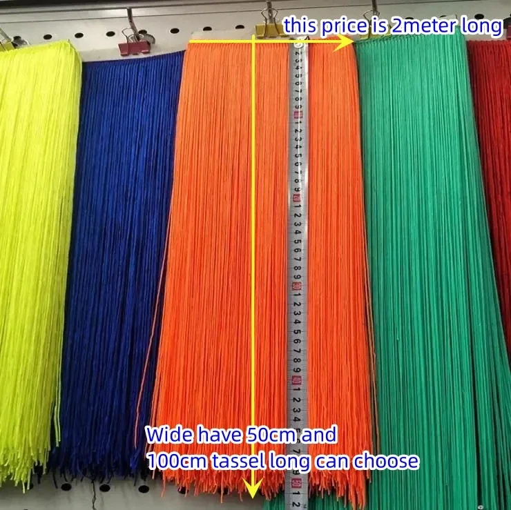 

2Meter/Lot 50CM/100CM Long Lace Trim Tassel Fringe For DIY Latin Dress Stage Clothes Curtain Accessories Ribbon nappeportachiavi