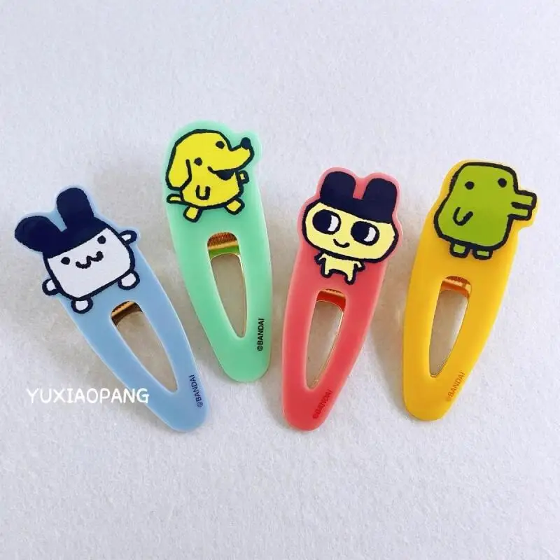 Kawaii мультфильм тамагочи шпилька мультфильм периферийные устройства милая милая челка боковой зажим студенческий головной убор девушка на день рождения креативный подарок