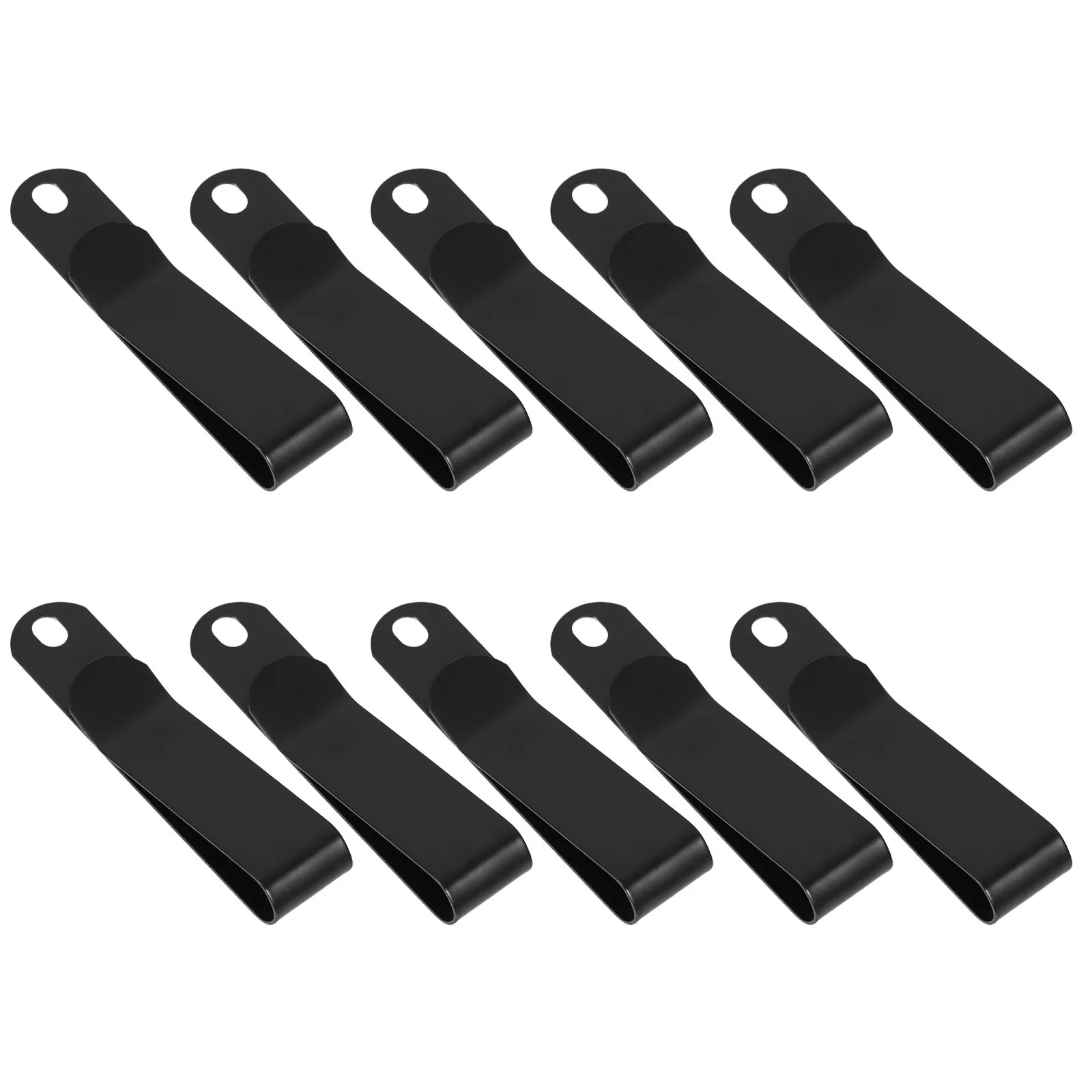 10Pcs Metal Belt Clip Durable Phone Holder Versatile Tool Spring Clamp for Belts Universal Hook Travel Office Outdoor