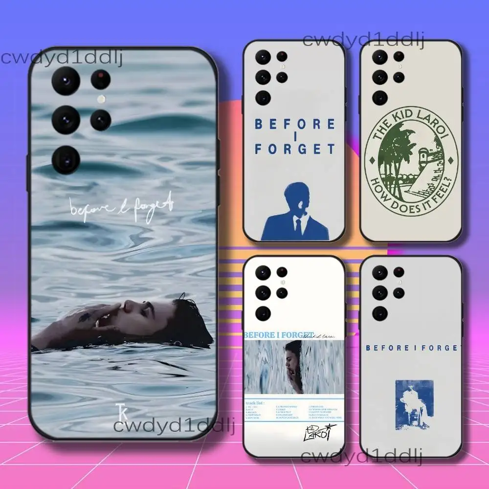 

The Kid L-Laroi TKL B-Before I Forget Phone Case For Samsung S10,S21,FE,S21 ,S26,S25,S24,S23,Ultra,S9,S22,Plus Black Shockproof