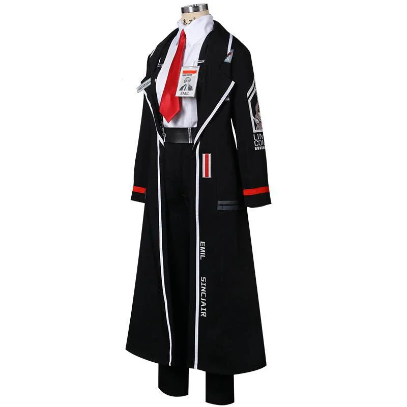 Gioco Limbus Company Sinclair Cosplay Anime Costume uomo abiti cappotto camicie pantaloni cravatta Set maschile Halloween Party travestimento vestito