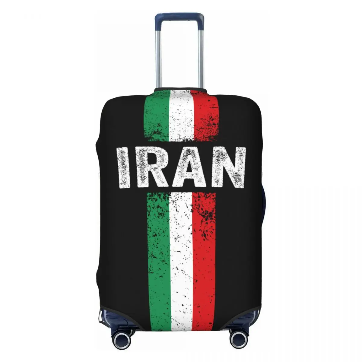

Пользовательский флаг Ирана, защитный чехол для багажа, забавные иранские патриотические дорожные чехлы для чемоданов 18-32 дюймов