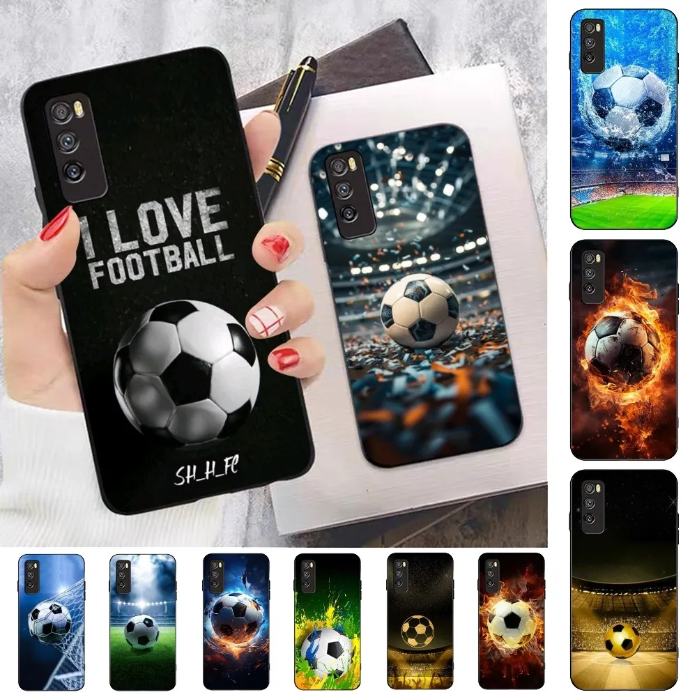 Football Passion Soccer Ball Phone Case For Huawei Mate 10 20 30 40 50 Lite Pro Nova 3 3i 5 6 SE 7 Pro 7SE