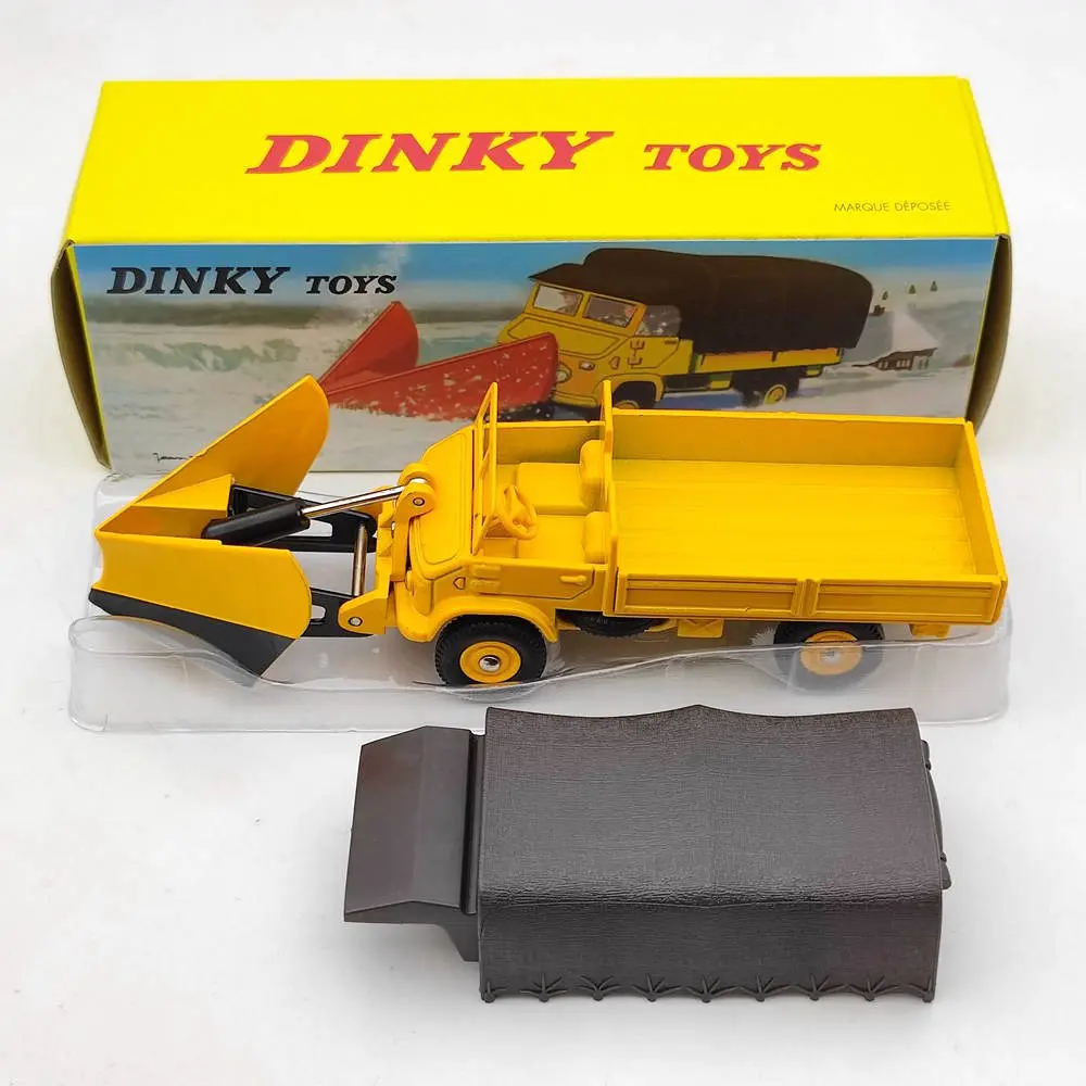 Atlas 1/43 Dinky 567 CHASSE-NEIGE Unimog Snowplough Diecast Models Toys Car Gifts Collection