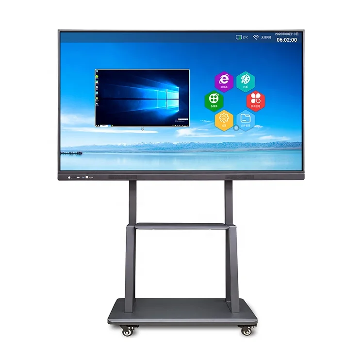65 Inch school education magnetic intelligent electronic interactive whiteboard
