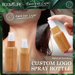 1pc10ml30ml100ml Bamboo Wood Bottle Perfume Spray Bottle Refillable Travel Empty Container Makeup Water Atomizer Bottle for Girl