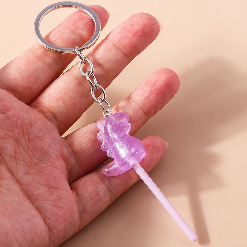 Aihua 40 Farben Süße Süßigkeiten Lutscher Schlüsselanhänger Nachahmung Lebensmittel Zucker Schlüsselanhänger Frauen Mädchen Tasche Anhänger Schmuck Geburtstagsgeschenke – Detail 28