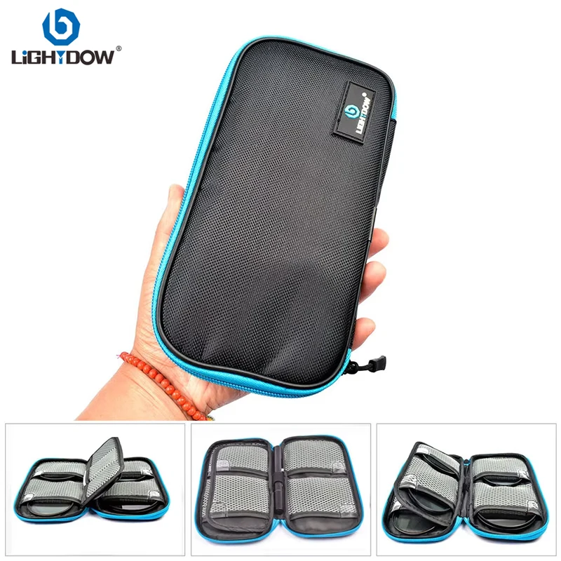 Lightdow Protector Camera Lens Filter Pouch Portable Filters Case Bags Dustproof for 49mm-82mm ND UV CPL FLD Camera Lens Filter