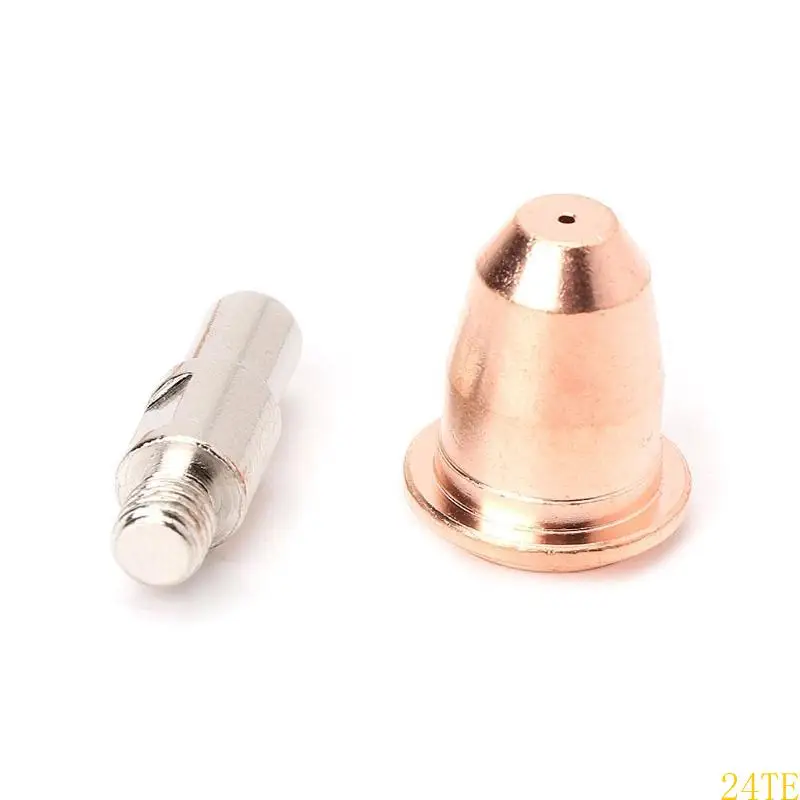 

24TE 10Pcs/Set S45 Consumables Electrode 0.8mm Nozzle Tip For Plasma Cutter Torch