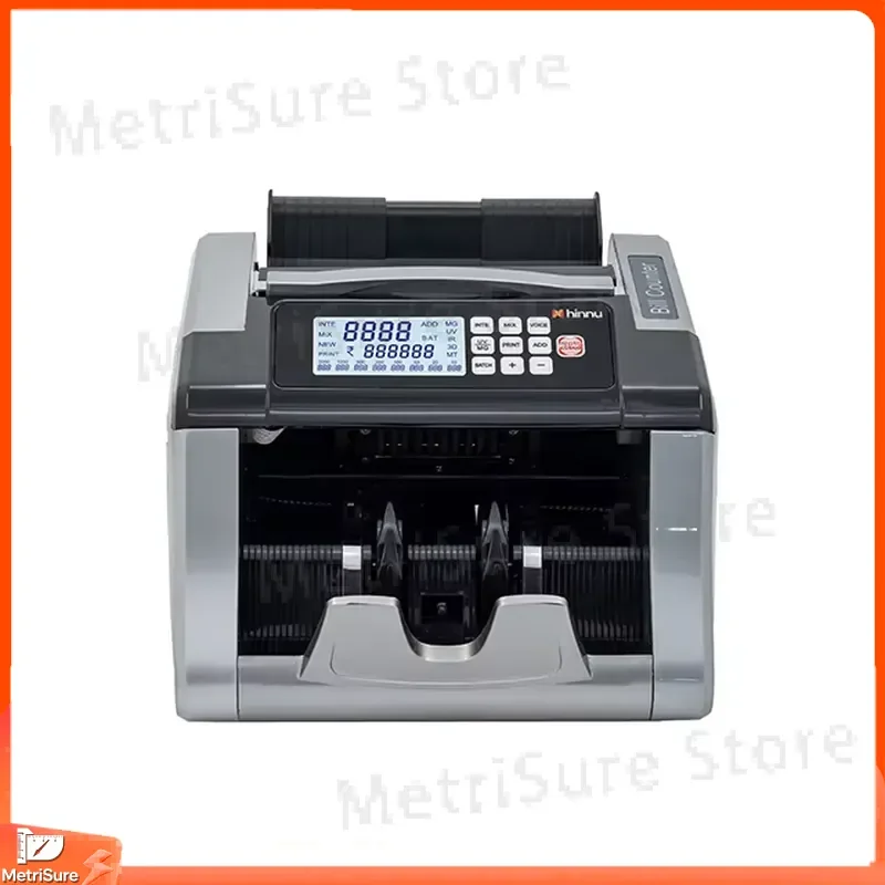 High-Tech UV Magnetic Infrared Banknote Counter for Indian Rupee Euro USD GBP CAD Banknotes Professional Currency Detector