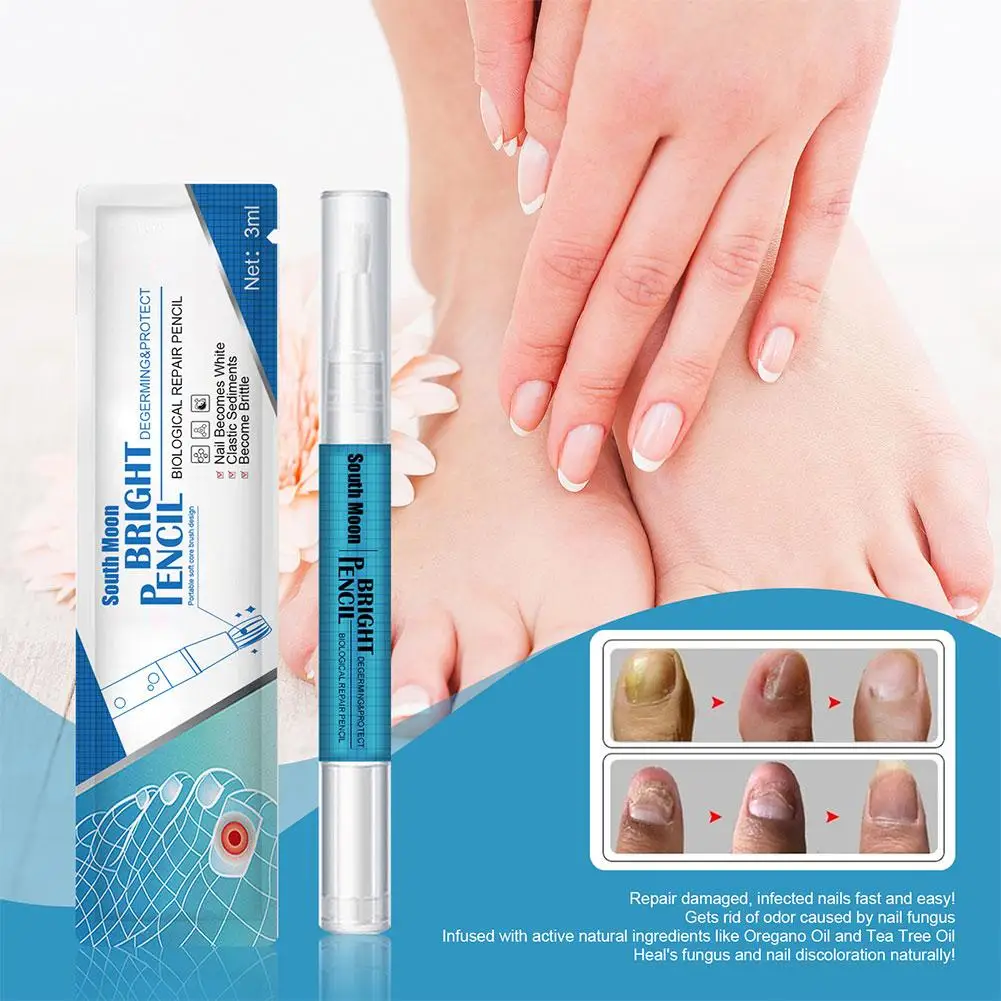 3ml Nail Treatment Solution Reusable Effective Nail Fungus Essence Lightweight Nail Nourishment Repair Pen Liquid For Women J6C3