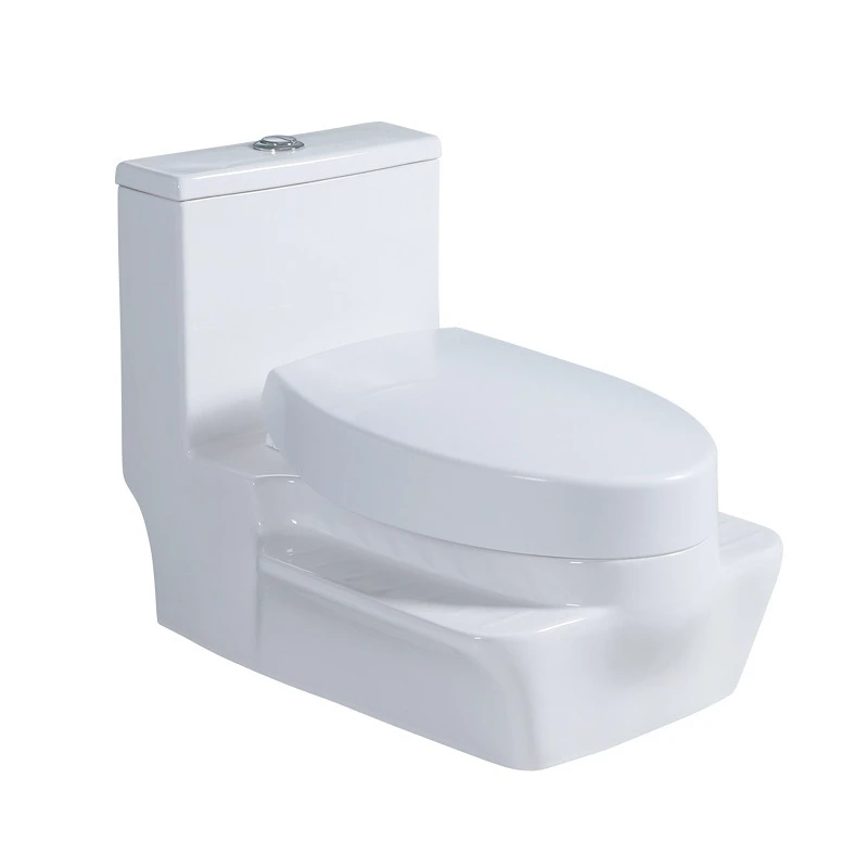 The new one-piece pit-free squatting dual-purpose toilet is changed to a squatting toilet with a lid, and the open toilet