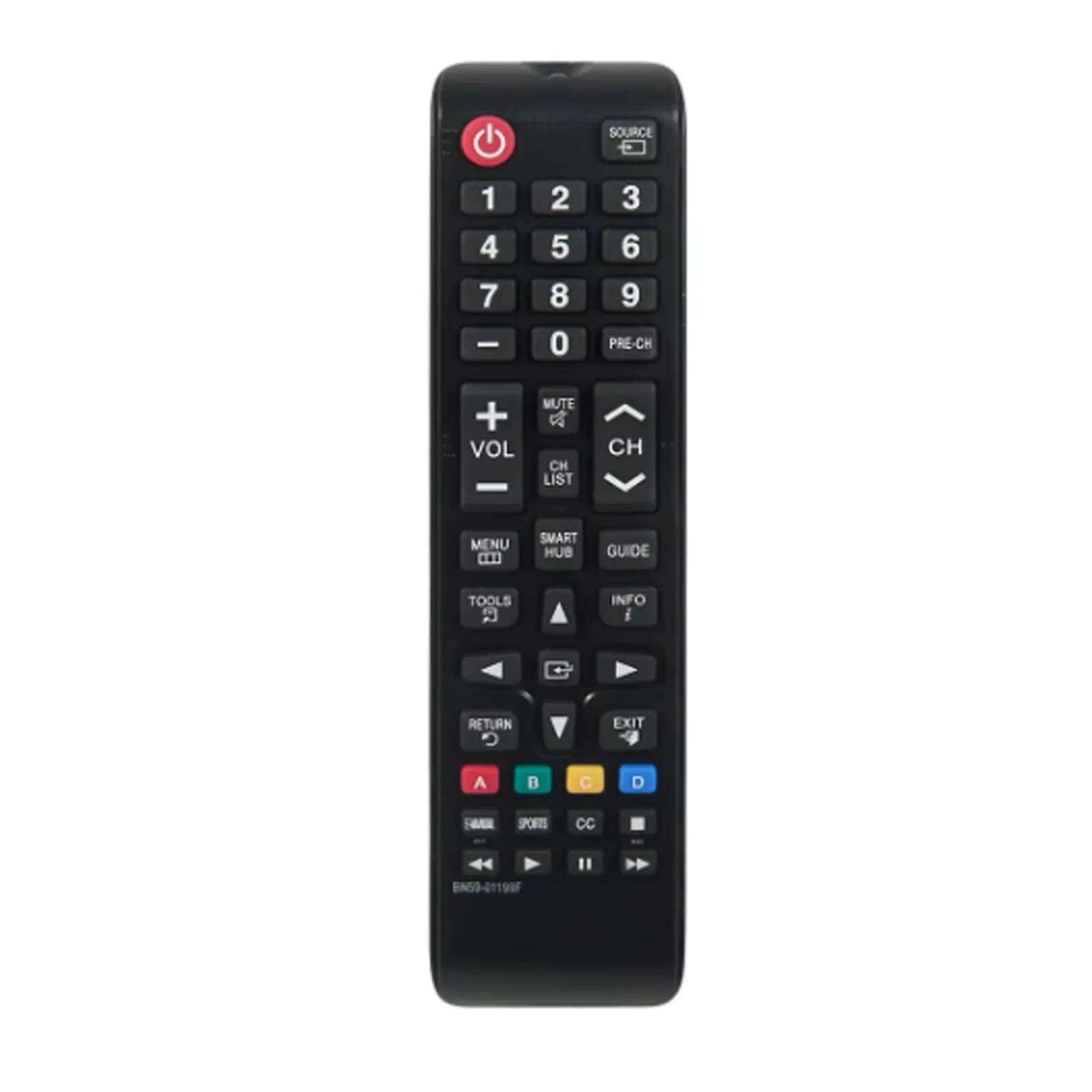 Universal Remote Control BN59 01199F for Samsung Smart TV Models UN50J6200AFXZA UN65JU640DAFXZA - Replacement IR