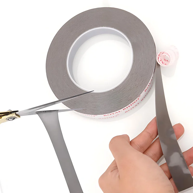 10M Car Adhesive Double Sided Mounting Tape Attaches Side Moldings, Trim, Emblems Rear Spoiler Of Car Interior/ Exterior/Office