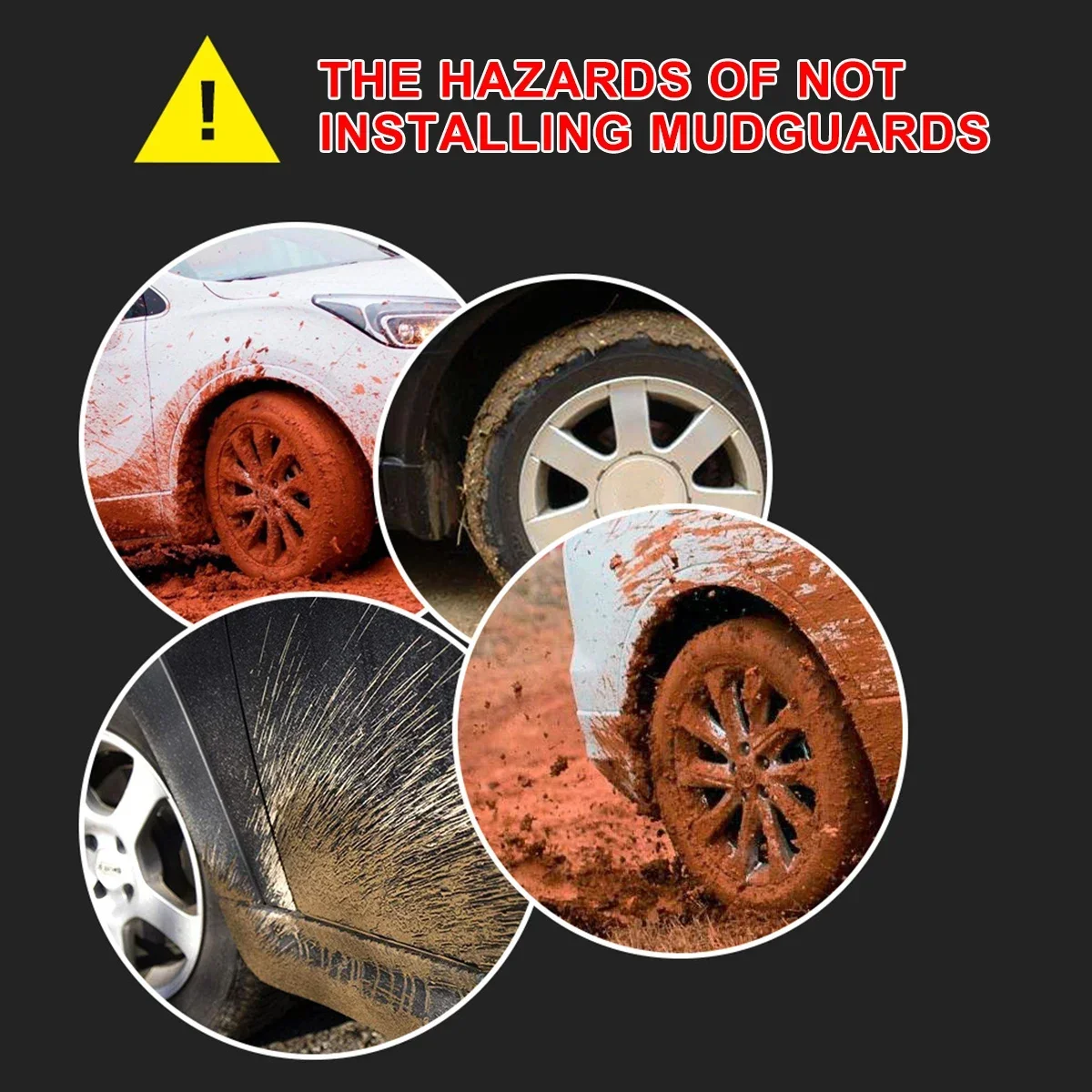 

4Pcs For MG 5 MG5 EV Car Mudguards Mud Flaps Splash Guards Front Rear Wheels Fender Auto Accessories