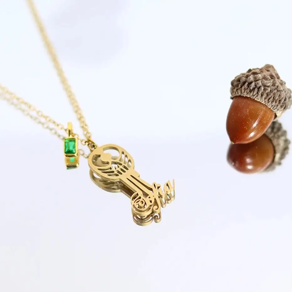 

Ожерелье с осьминогом на заказ с именем Чандлер, из нержавеющей стали, золотое и серебряное, милое украшение в виде морского животного, цепочка на ключицу, подарок для женщин и девушек