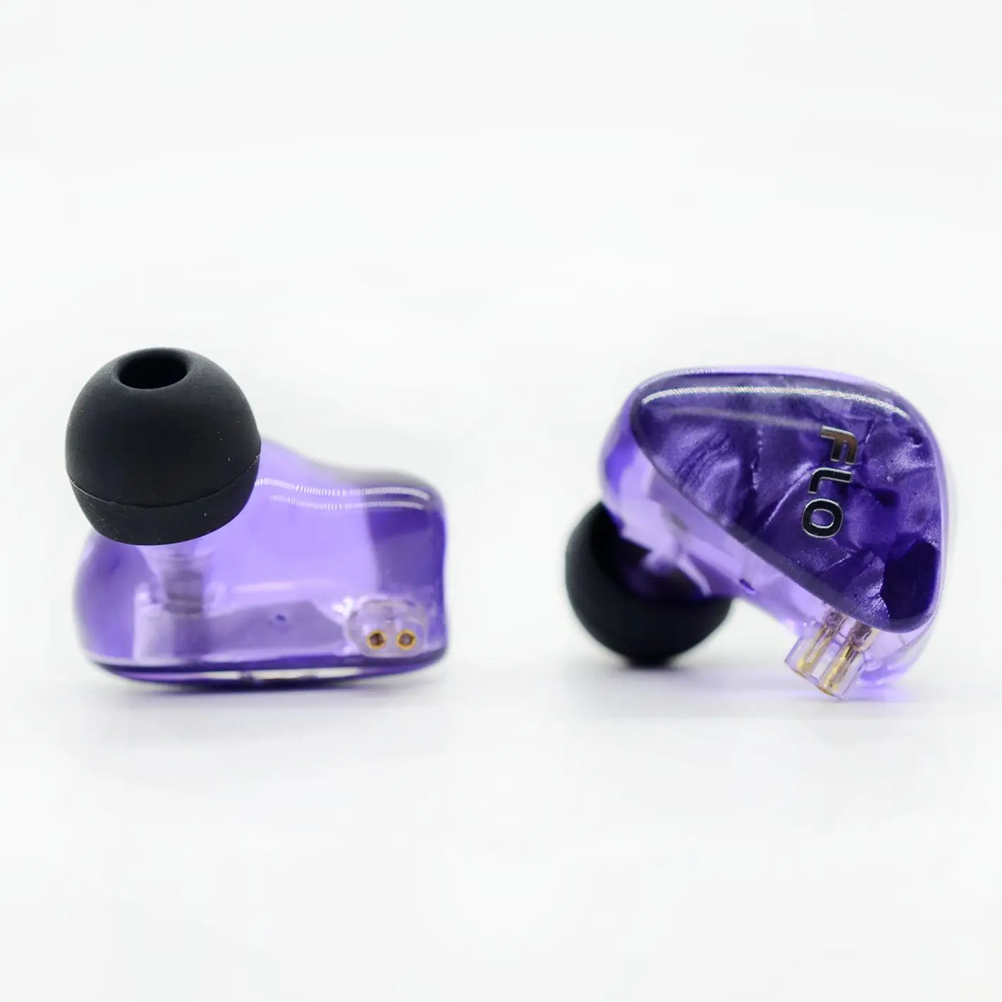 FLOAUDIO BY AUDIOSENSE LILY-Câble intra-auriculaire BA avec connecteur 2 broches 0.78mm, poignées amovibles