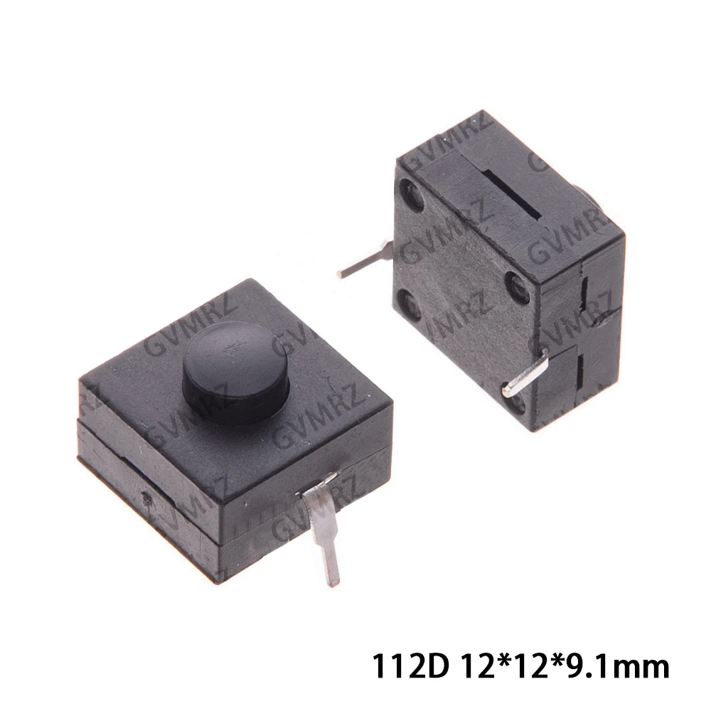 10PCS/lot DC 30V 1A Black White Flashlight switch Mini  208YD Self Locking For Electric Torch Integrated circuit