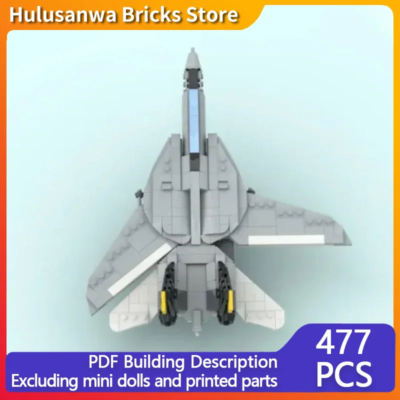 

F-14 Tomcat современный военный истребитель модель MOC строительные кирпичи военное оборудование модульная сборка детский игрушечный костюм подарок праздник