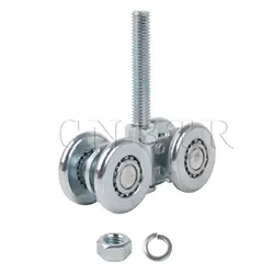 CNBTR Steel Trolley Hanger Rigid Bearings Roller Sliding H3-3 for Barn Door