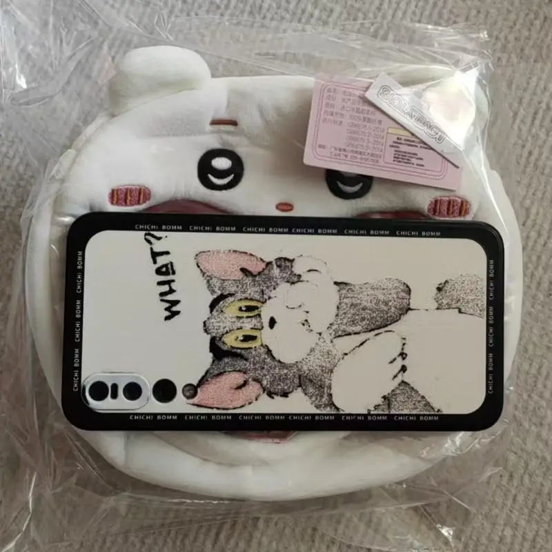 Anime Chikawa Hachiware Usagi Animation Cute Plush Cosmetic Bag Girl Pencil Bag Mobile Phone Storage Bag Toy Girl Birthday Gifts