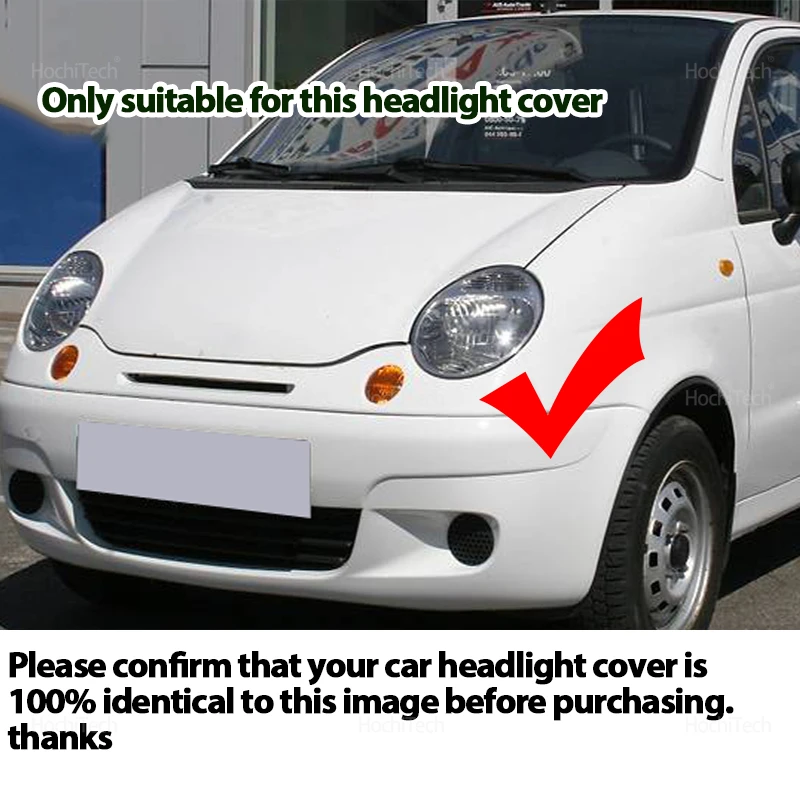 For Chevrolet Daewoo Matiz M100 M150 M200 250 M300 1998-2018 Headlight Cover Car Headlamp Lens Glass Front Lamp Shade Auto Shell