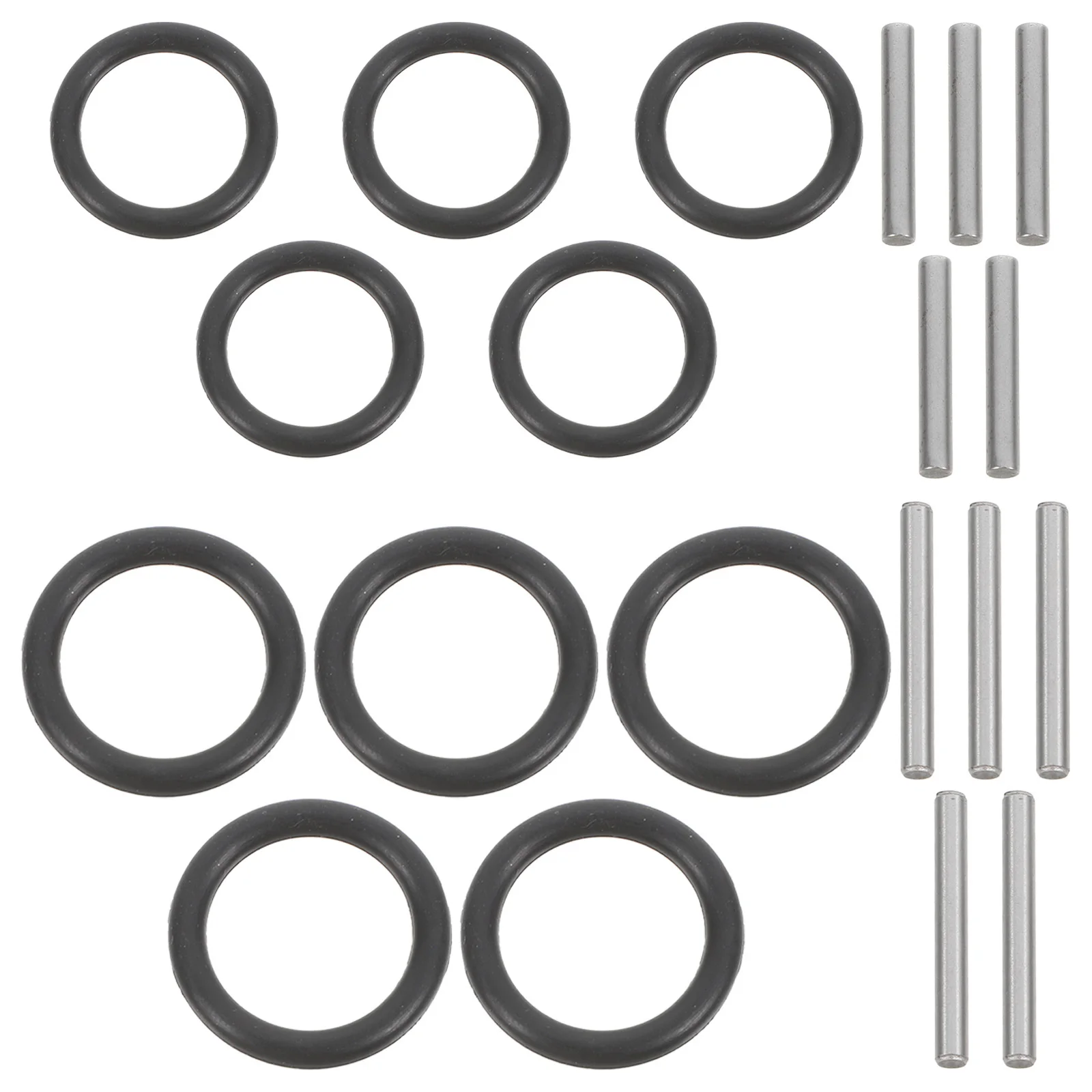 10 مجموعات المفتاح الكهربائي المطاط الختم الدائري شقة ختم طوقا استبدال عدة للأدوات الهيدروليكية إصلاح السيارات الأسود #1