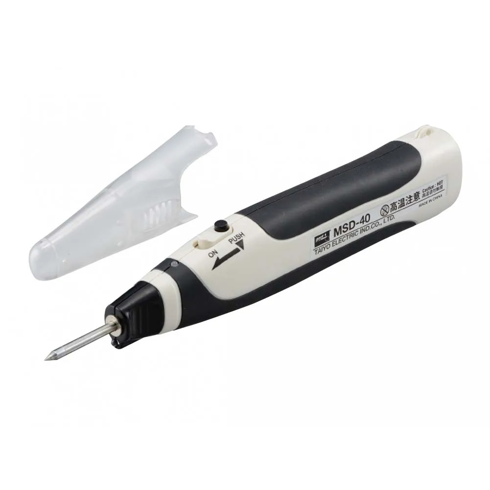 Japan GOOT 6V 9W MSD-40 High-power 4-battery Cordless Soldering Iron with LED Light Over 450˚C