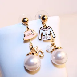 Luxury Pearl Hat Earrings Accessories Girls Gift Vintage Woman Earring Pandent Fashion Jewelry