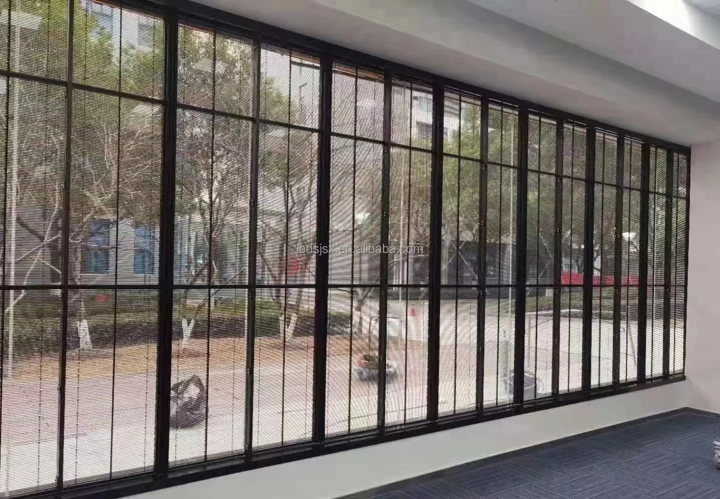 Custom Outdoor Transparent Grid LED Screen P3.9 High Brightness 2000-2500Advertising Display - view 5