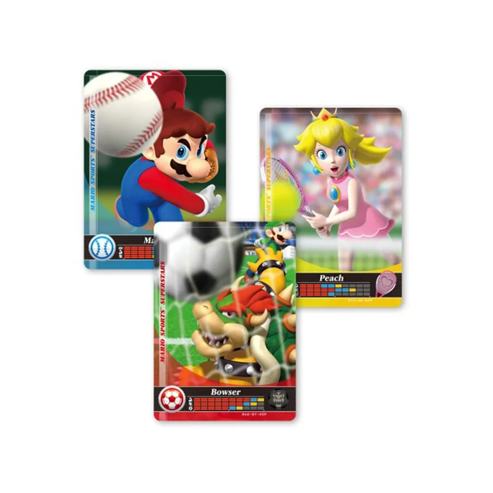 Nintendo Switch Mario Sports Superstars karty Amiibo-paczka 5 kart-pudełko z niespodzianką