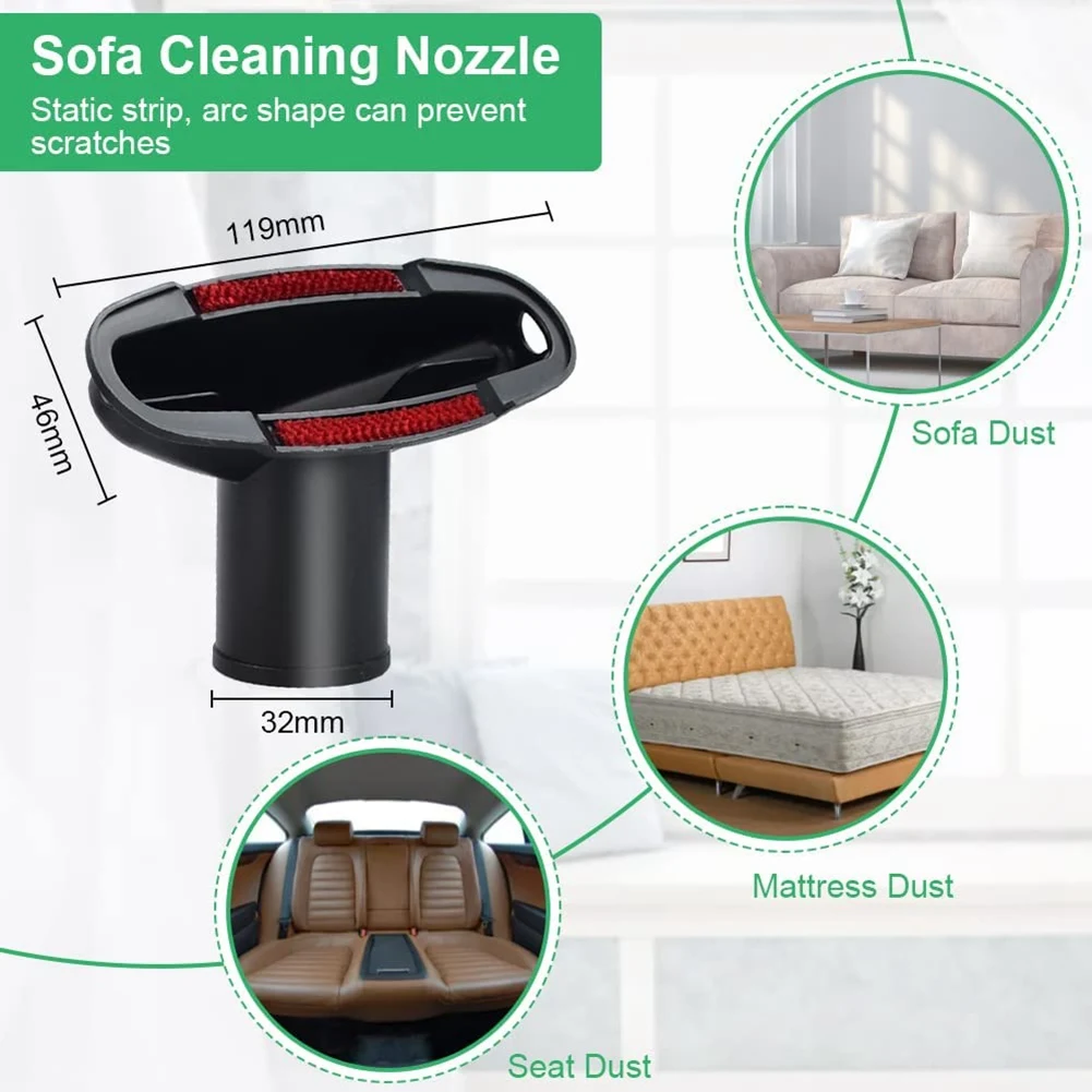 HOT 6 ชิ้นเครื่องดูดฝุ่นสิ่งที่แนบมา Universal Vacuum ATTACHMENT สําหรับ Karcher, Miele, Siemens, AEG, Bosch