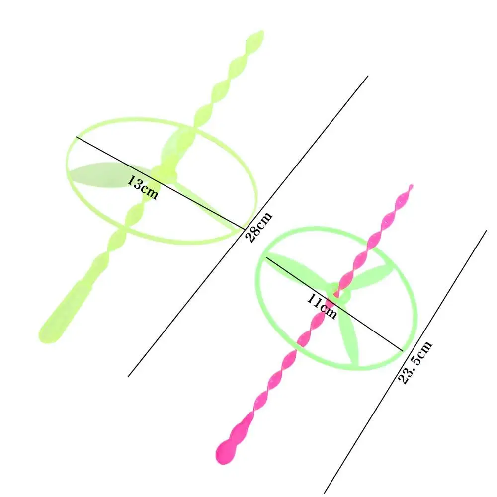 UFO 컬러 헬리콥터 노벨티 어린이 장난감, 잠자리 비행 장난감 핸들, UFO 장난감, 야외 스포츠 게임, 야외 잠자리
