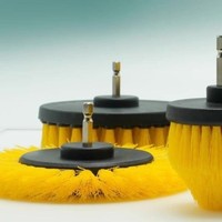 7pcs Deep Cleaning Drill Brush Set Durable Multi-function Drill Scrub Kit Round Extension Pole Drill Attachment Cleaning Tool
